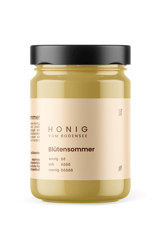 100% echter deutscher Premium Blütenhonig - Sommertracht 250g - honighans