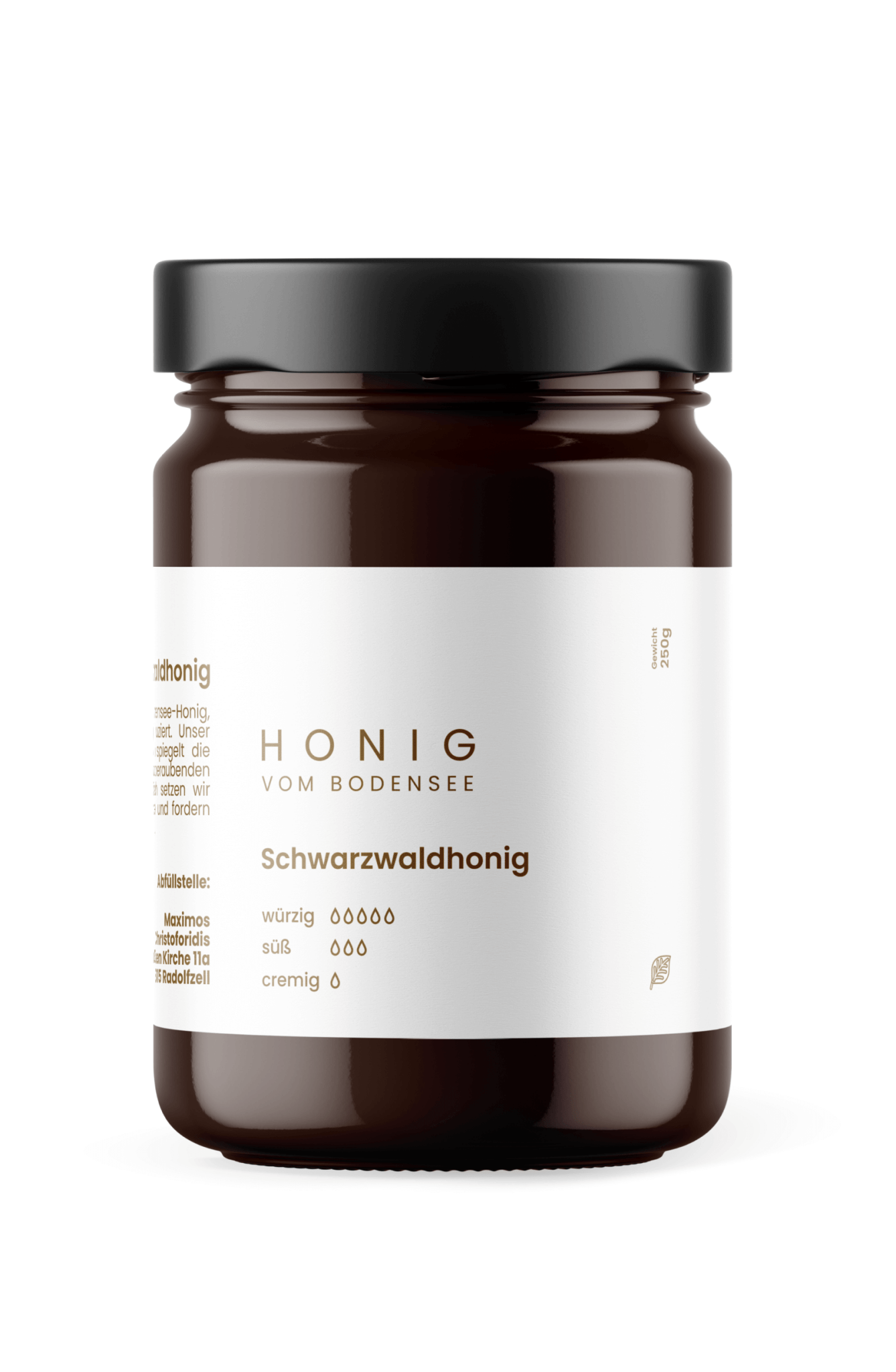 100% echter deutscher Premium Schwarzwaldhonig 250g - honighans